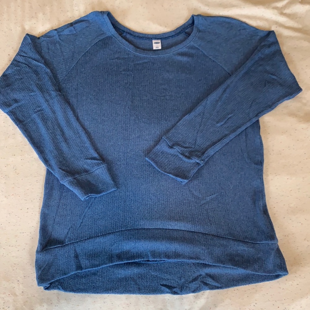 Blue Knit Sweater